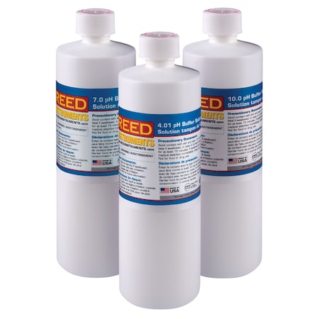 Reed Instruments 4, 7 and 10pH Buffer Solution Kit R1400-KIT